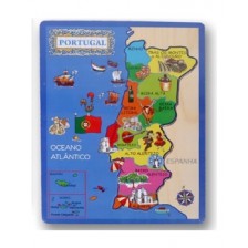 Puzzle mapa Portugal